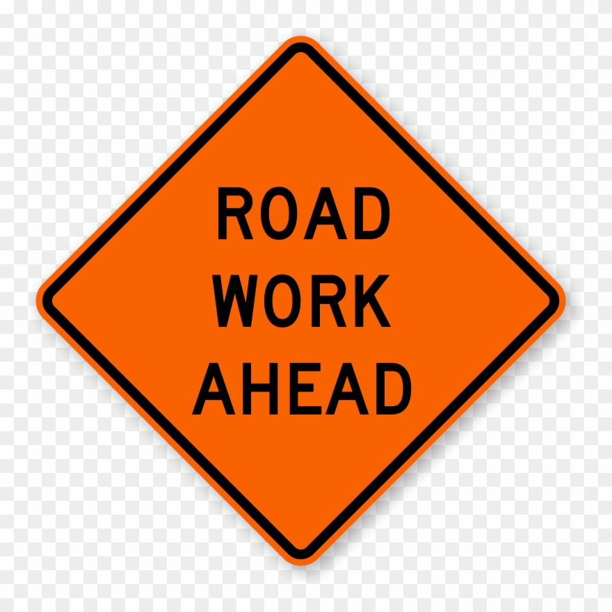 road work ahead